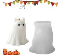 Halloween Ghost Candle Silicone Mold | Silicone Resin Casting Molds,Epoxy Resin Crafting Making Moulds for Clay Gypsum Wax Chocolate Aromatherapy