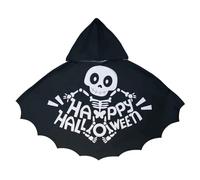 Halloween Ghost Cape Happy Skeleton Cape Joyful Playful Fashion Casual Party Theme Halloween Costumes Party Fancy Dress Costume