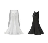 Halloween Ghost Cat Figurine Silicone Mold DIY Candle Romatherapy Plaster Resin Molds Haunted Decor Halloween Decorations