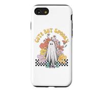 HALLOWEEN GHOST COSTUME CUTE BUT SPOOKY LITTLE FLORAL CHECK Case for iPhone SE (2020) / 7/8