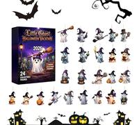 Halloween Ghost Countdown Calendar Spooky 2D Acrylic Toy with Lighted Frame