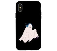 Halloween Ghost Dance Listen Music Just Here for the Boo-gie Case for iPhone X/XS