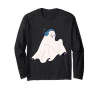Halloween Ghost Dance Listen Music Just Here for The Boo-gie Long Sleeve T-Shirt