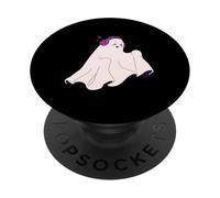 Halloween Ghost Dance Listen Music Just Here for the Boo-gie PopSockets Adhesive PopGrip