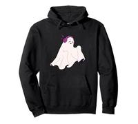 Halloween Ghost Dance Listen Music Just Here for the Boo-gie Pullover Hoodie