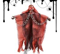 Halloween Ghost Decor - Chain Ghost Ornament Outdoor Decor | Home Decorations Party Supplies for Holiday Tree Living Room Garden Porch Patio Pathway Yard Bedroom Indoor Outdoor