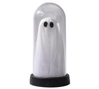 Halloween Ghost Decor Light in Glass Cloche Ghost Lamp Home Decor(Multicolor)