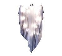 Halloween Ghost Decoration, 120 X 60 X 16 Cm, LED Ghost Decoration, With 3 Light Modes And Sounds, Halloween Ghosts Pendant, Battery-operated, Suitable For Halloweens Decorations In The Room Or Garden