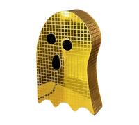 Halloween Ghost Decoration,Tiered Mosaic Ghost Decoration for Halloween | Reflective Figures for Indoor Home Party Kitchen Bedroom Bar Written