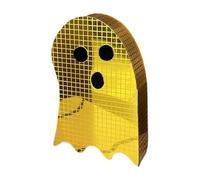 Halloween Ghost Decorations | Halloween Tiered Mosaic Ghost Decor | Spooky Figurines for Christmas Trick or Treat Counter Party Entryway Shelf Desk Bar Indoor Porch Photoshoot