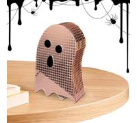 Halloween Ghost Decorations | Halloween Tiered Mosaic Ghost Decor,Spooky Figurines for Christmas Trick or Treat Counter Party Entryway Shelf Desk Bar Indoor Porch Photoshoot