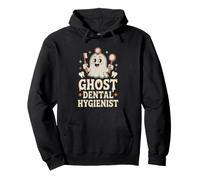 Halloween Ghost Dental Hygienist Spooky Profession Career Pullover Hoodie