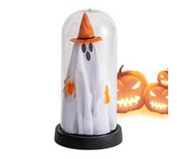 Halloween Ghost Desk Lamp Gothic Autumn Centerpiece with LED Light