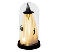 Halloween Ghost Desk Lamp Gothic Autumn Centerpiece with LED Light