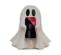 Halloween Ghost Drink Holder | Resin Spookily Soda Holder | Cute Ghost Can Holders Halloween Ornament | Ghosts Cup Stand Desktop Halloweens Decorations for Bookshelf, Cabinet