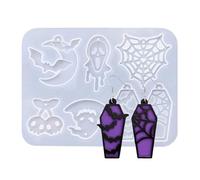 Halloween Ghost Earring Mould Silicone Jewellery Craft Accessories for Accessories Halloween Accessories Silicone Moulds