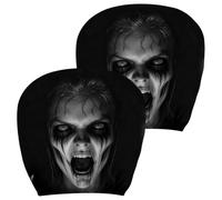 Halloween Ghost Face Headrest Covers Scary Ghost Face