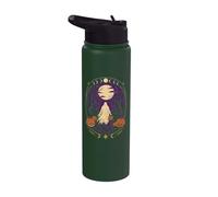 Halloween Ghost Full Moon Phases Night Woods Vintage Stainless Steel Insulated Water Bottle