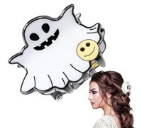 Halloween Ghost Hair Clip Halloween Hair Clip - Hair Crab,Strong Hold Decorative Funny Ponytail Clip for Women Girls Kids Teenagers