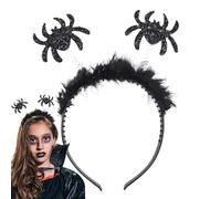 Halloween Ghost Headband,Halloween Costume Accessories - Costume Accessories, Ghost Girls, Elastic Spiderweb Hairband For Girls Women