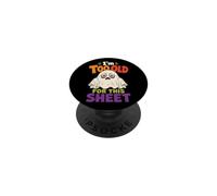 Halloween Ghost I'm Too Old For This Sheet Funny Boo PopSockets Adhesive PopGrip
