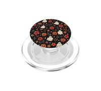 Halloween Ghost Jack-o-Lantern Floral Pumpkin Autumn Pattern PopSockets PopGrip for MagSafe