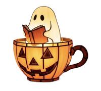 Halloween Ghost Light - Rechargeable Ghost | Flame Halloween Nightlight | Glow Ghost Decoration, Resin Desk Ornament For T Table