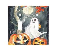 Halloween Ghost Light Switch Cover Plate/Outlet Covers, Spooky Pumpkins for Wall Accents, Halloween Decor, Standard Size Thermoplastic Wall Plates Double Toggle