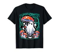 Halloween Ghost Mushroom Spooky Season Cottagecore Men Women T-Shirt