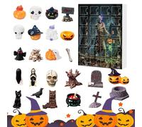 Halloween Ghost Ornament Advent - Spooky Skull Halloween Advent - Home Decor for Boys Kids Friends Parents Teenagers Girls Family Fall Haunted
