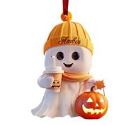 Halloween Ghost Ornaments - Car and Tree Decoration | 2D Gothic Cartoon Ornament, Hanging Interior Decoration, Lightweight Tree Decoration, Crowns and FES Accessories