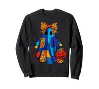 Halloween Ghost Patchwork Quilter Quilting Sewing Women Girl Sweatshirt