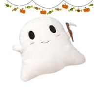 Halloween Ghost Pillow - Halloween Decorative Pillow | 12 Inch Decorative Cushion for Autumn Season Home Living Bedroom Sleeps Balcony Porch Mantle Sofa Chair Kitchen Lying appa