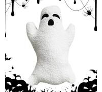 Halloween Ghost Pillow - Handmade Horror Plush, Handmade Funny Plush | Funny Decorative Stuffed Ghosts with Amusing Face for Bed, Sofa, Couch Display, Holiday Vibes, Kid’s Toy Corner, Festive Decor