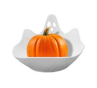 Halloween Ghost Plates - Spooky Tableware for Serving Snacks, Appetizers, Cheese and Fruit | Decorative Ghost Shaped Dish for Charcuterie Salad Display Kitchen Party Holiday Table Setting