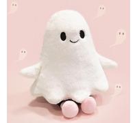 Halloween Ghost Plush Toy, 30cm Halloween Ghost Cushion, Cute White Ghosts Halloweens Stuffed Animal Toy, Soft Ghosts Shape Throw Pillow, Figure Decoration Doll For Kids