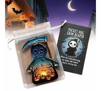 Halloween Ghost Pocket Hug,Pockets Hug Ghost with Encouragement Card,Pocket Comfort Bat Card,Cute Crow Pocket Embrace Healing Gift,A Hug in Your Pocket,Inspirational Gift for Friends