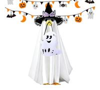Halloween Ghost Porch Goose Outfit Set, Spooky Ghost-Style Costume