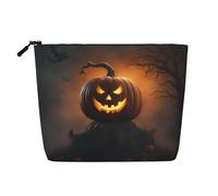 Halloween Ghost Pumpkin 1 Versatile Travel Toiletry Bag Makeup Bag, Perfect for Daily Use and Business Trips