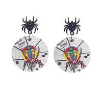 Halloween Ghost Pumpkin Dangle Earrings Cute Witch Ghost Skull Dog Spider Web Drop Earrings Boo Letter Attractive Halloween Masquerade Ball Party Jewelry, Zinc, No Gemstone