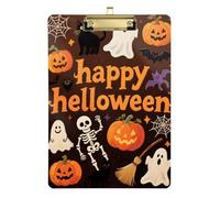 Halloween Ghost Pumpkin Folder with Storage Box Transparent for Nursing Teacher Size 9 x 12