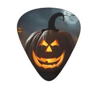Halloween Ghost Pumpkin Guitar Picks Set-Premium Abs Material,Various Thicknesses-Enhance Your Playing Experience