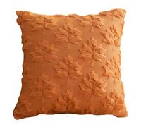 Halloween Ghost Pumpkin Pillowcase, Halloween Throw Pillow Covers, Soft Cushions Case, 2PCS Fall Home Decor Pillow Covers for Sofa Living Room, 18 * 18 in (Orange Maple Leaf)