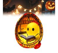 Halloween Ghost Reading Book Lamp, Halloween Ghost Night Light with Glowing Ghost & Book Design, Adorable Ghost Reading Night Light,Ghost-Themed Bathtub Lamp, Gift for Book Lover Bedroom Home Library