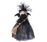 Halloween Ghost-S Halloween Indoor Decorations Decorations Witch Doll Tree Top Star Desktop Decoration Doll Decoration Suitable for Indoor and Outdoor Holiday (A, One Size)