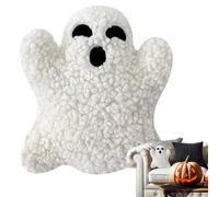 Halloween Ghost Shaped Throw Pillow, Ghost Plush Toy, Cute Halloween Stuffed Animal, Ghosts Decorative Pillows, Plush Doll Spooky Cushion Home Decor For Bed Sofa