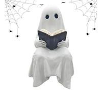 Halloween Ghost Statue | Middle Finger Ghosit Ornament | Resin Rude Ghoist Haloween Figurine | Table Centerpieces For Flower Pots Desk Indoor Offices Bedroom Living Room Outdoor