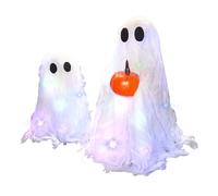 Halloween Ghost Table Decorations, Ghosts Light Up Kit with LED Lights Ornaments, Cute & Spooky Ghosts Halloween Decor for Home and Outdoor