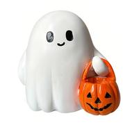 Halloween Ghostly Resin Statues Scary Pumpkin Figurines Outdoor Indoor Garden Shelf Decorations Resins Ghostly Sculptures