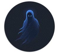 Halloween Ghosts And Monsters 1000 Piece Round Jigsaw Puzzles Impossible Puzzle Educational Games for Adults And Kids 1000pcs (67.5x67.5cm)